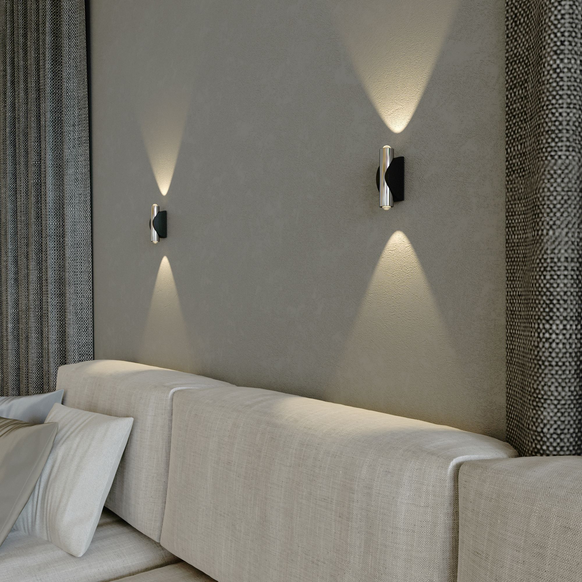 Интерьерная подсветка Elektrostandard 40109/LED чёрный/сталь