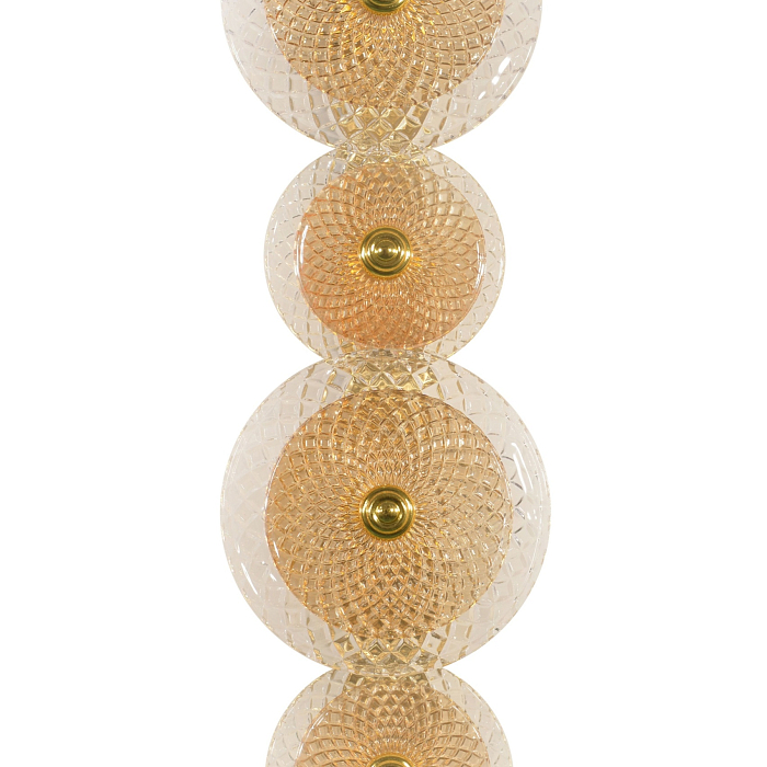 Светильник NewRgy W5856P/4 GOLD+CLEAR+AMBER