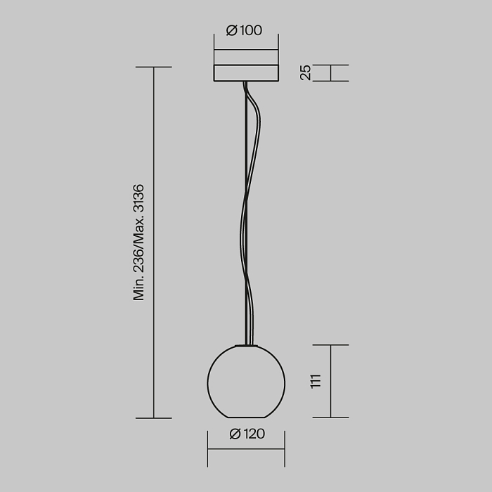 Maytoni MOD461PL-01B