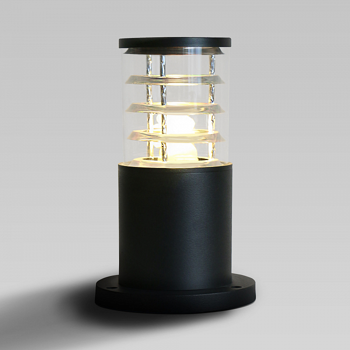 Уличный светильник на столбе Elektrostandard 1508 TECHNO черный