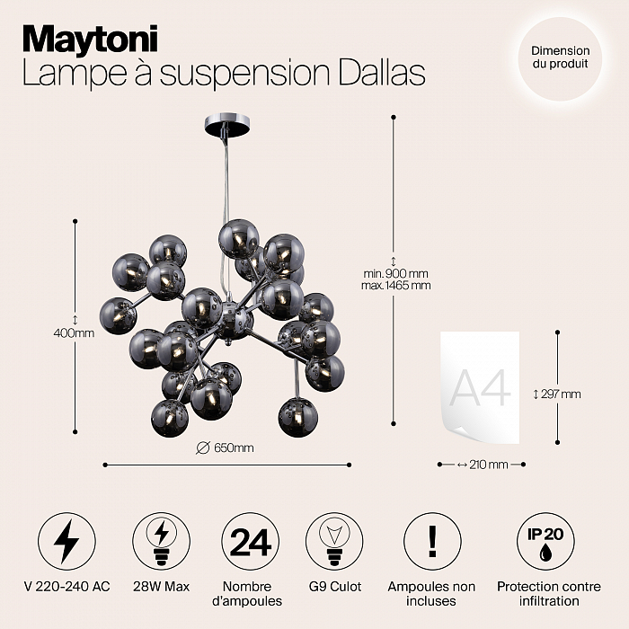 Светильник Maytoni MOD545PL-24G
