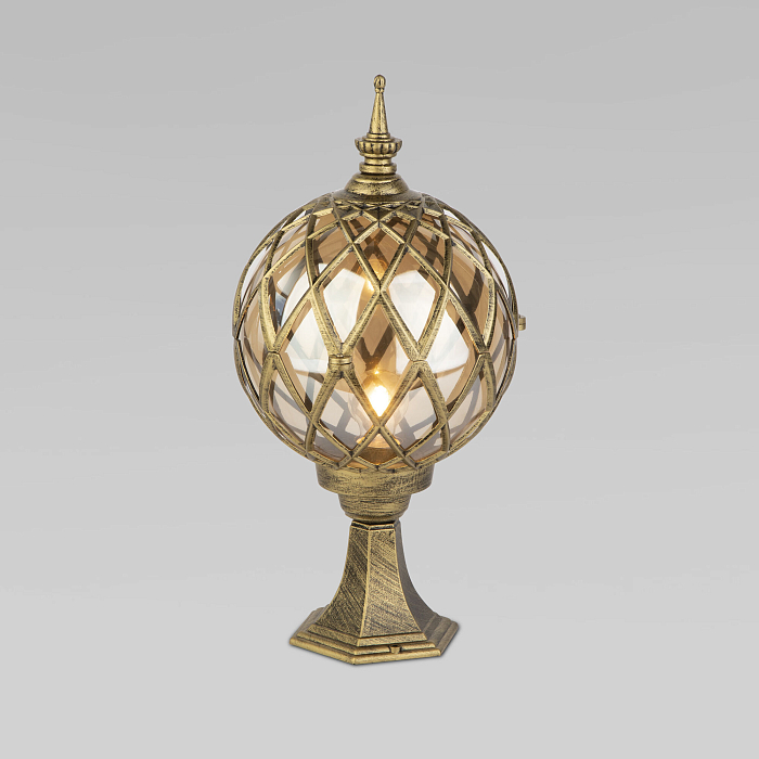 Уличный светильник Elektrostandard Sirius S черное золото