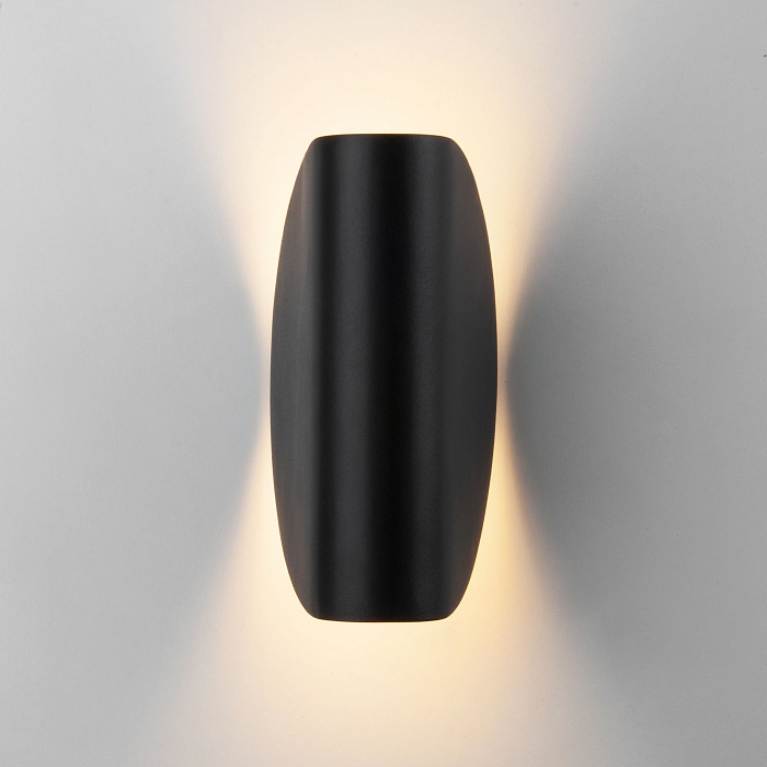 Уличный светильник настенный Elektrostandard 1632 TECHNO LED чёрный